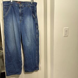 Classic fit original denim size 36 waist times 30 long Vintage Trendy Fare